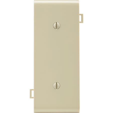 Leviton 1-Gang Standard Center Nylon Blank Wall Plate, Ivory 924-PSC14-00I